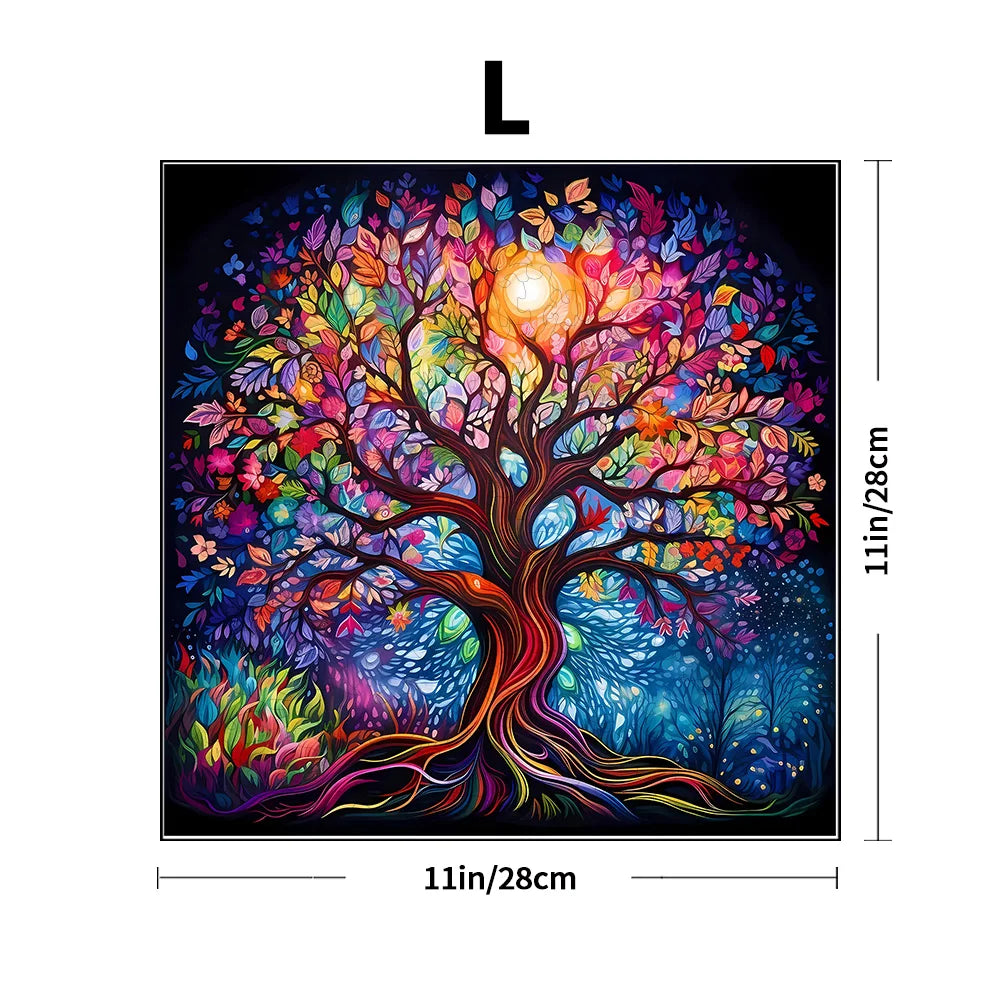 CowLost | product_id-adult-wooden-tree-of-life-jigsaw-puzzle-with-irregular-animal-shapes-creative-gift |11
