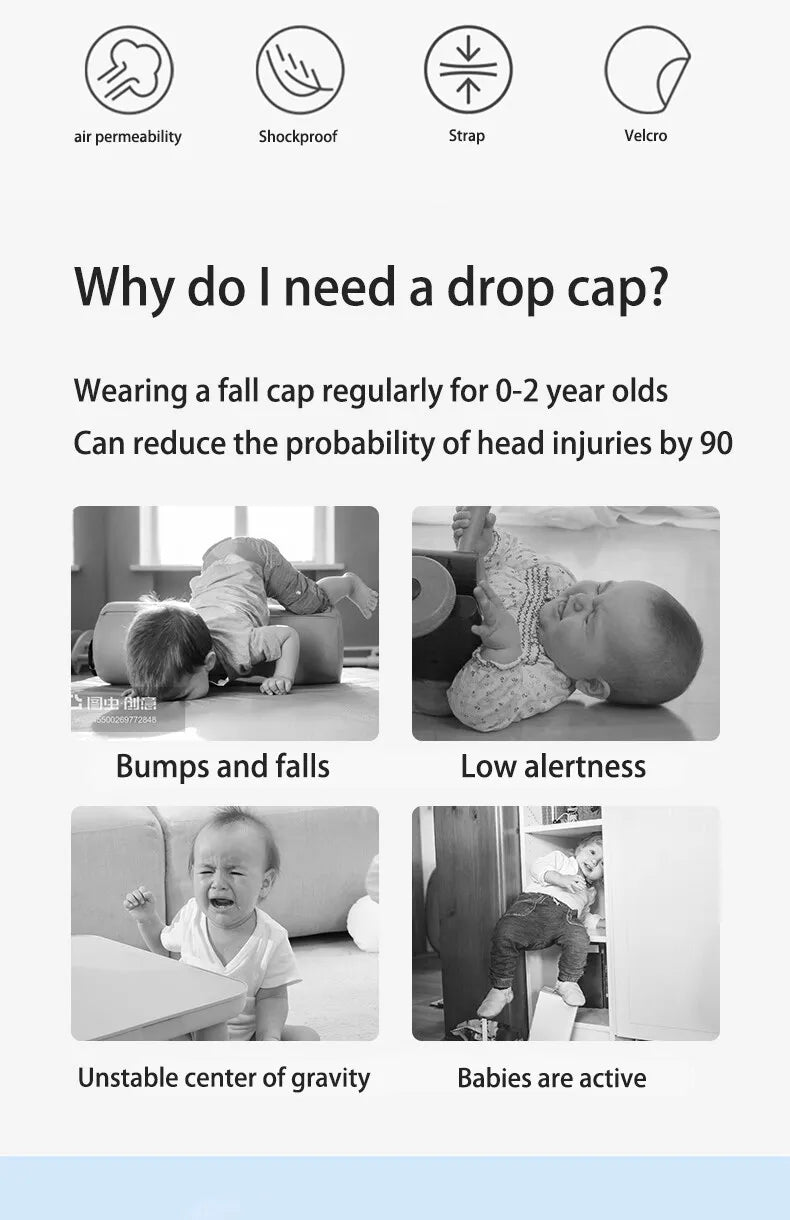 CowLost | baby-safety-helmet-head-protection-headgear-toddler-anti-fall-pad |9