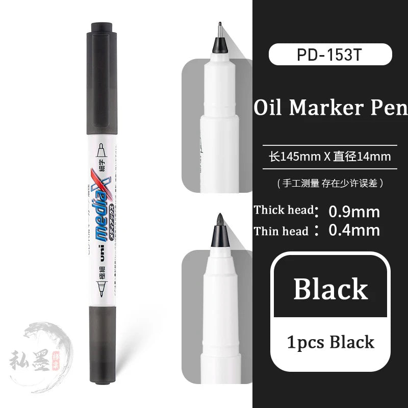 CowLost | product_id-uni-double-headed-oil-marker-pen-0-4-0-9mm-quick-dry-for-cd-glass-ceramic-fabric-leather-tire |22
