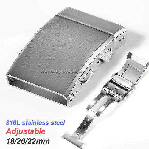 CowLost | 18mm-20mm-22mm-luxury-adjustable-watch-clasp-316l-solid-stainless-steel-folding-buckle-high-quality-metal-clasps-strap-accessory |1
