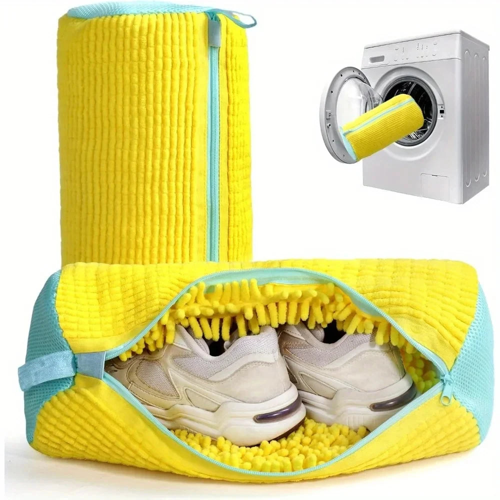 CowLost | product_id-padded-polyester-shoe-laundry-wash-bag-with-soft-fluffy-fibers |1