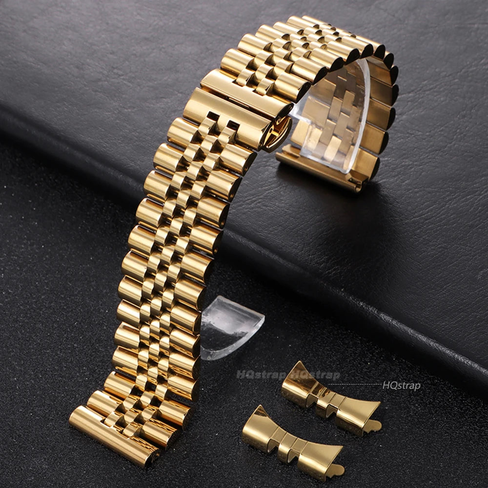 CowLost | vinyl-product_id-stainless-steel-rolex-watchband-12-22mm-flat-curved-end-with-butterfly-clasp |11