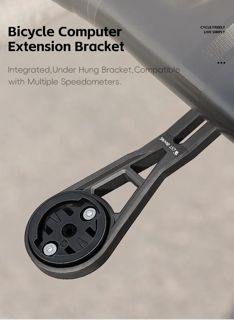 CowLost | west-biking-bicycle-computer-bracket-integrated-molding-bike-light-holder-for-garmin-bryton-bracket-mtb-road-bike-accessories |17