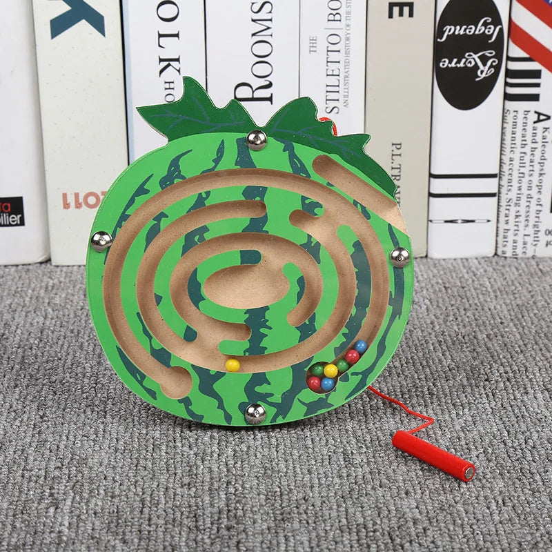 CowLost | fencing-barriers-childrens-wooden-magnetic-track-maze-balance-board-toy |17