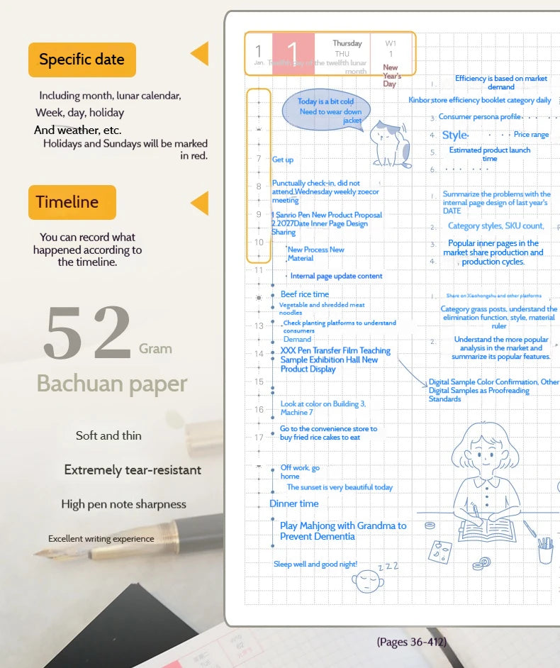 CowLost | product_id-kinbor-2026-year-of-the-horse-planner-a5-a6-daily-page-a-day-organizer-with-to-do-list-52g-tomoe-river-paper |12