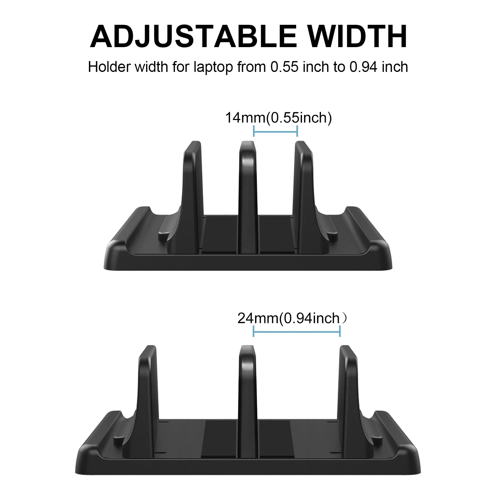 CowLost | vaydeer-plastic-vertical-laptop-stand-holder-adjustable |7