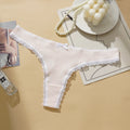 CowLost | womens-sexy-lace-cotton-blends-briefs-solid-color-seamless-simple-underwear |8