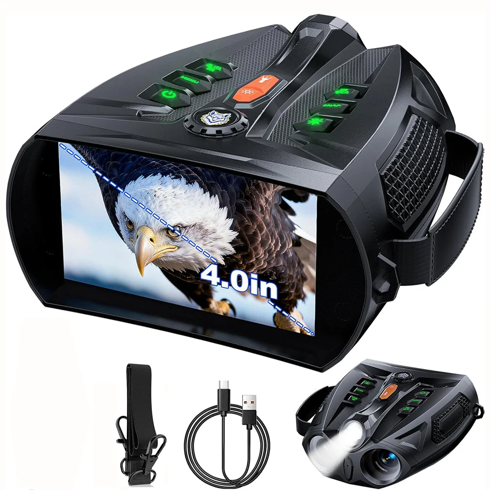 CowLost | product_id-4k-night-vision-binoculars-10x-digital-zoom-4-screen-infrared-7-level-tactical-light-compass-5000mah-battery |1