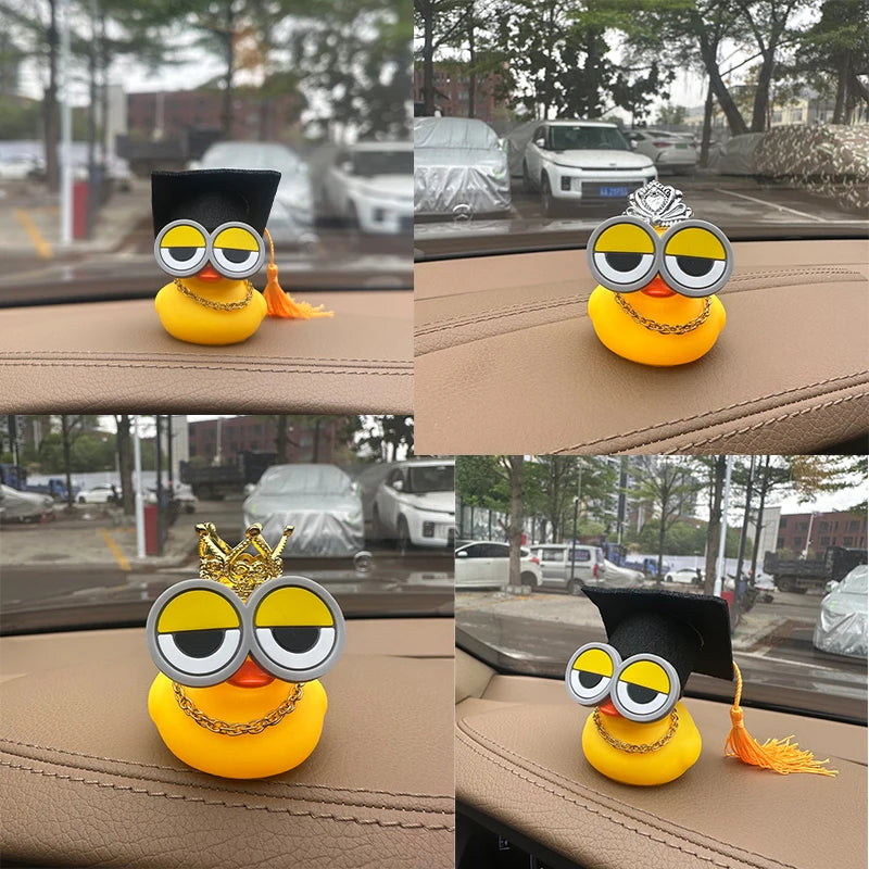CowLost | product_id-1-set-rubber-duck-car-decoration-graduation-accessory |1