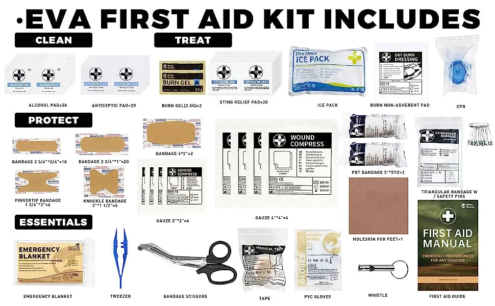 CowLost | sporting-goods-rhino-rescue-mini-first-aid-kit-small-waterproof-portable-emergency-kit |9