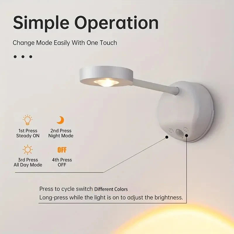CowLost | product_id-usb-rechargeable-wireless-human-sensing-dimmable-rgb-led-wall-spotlight-for-paintings |4
