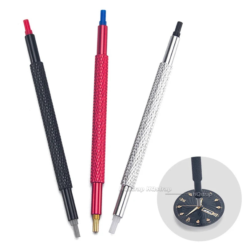 3pcs Watch Hand Pressers Rubber Head Tool Kit for Wristwatch Repair