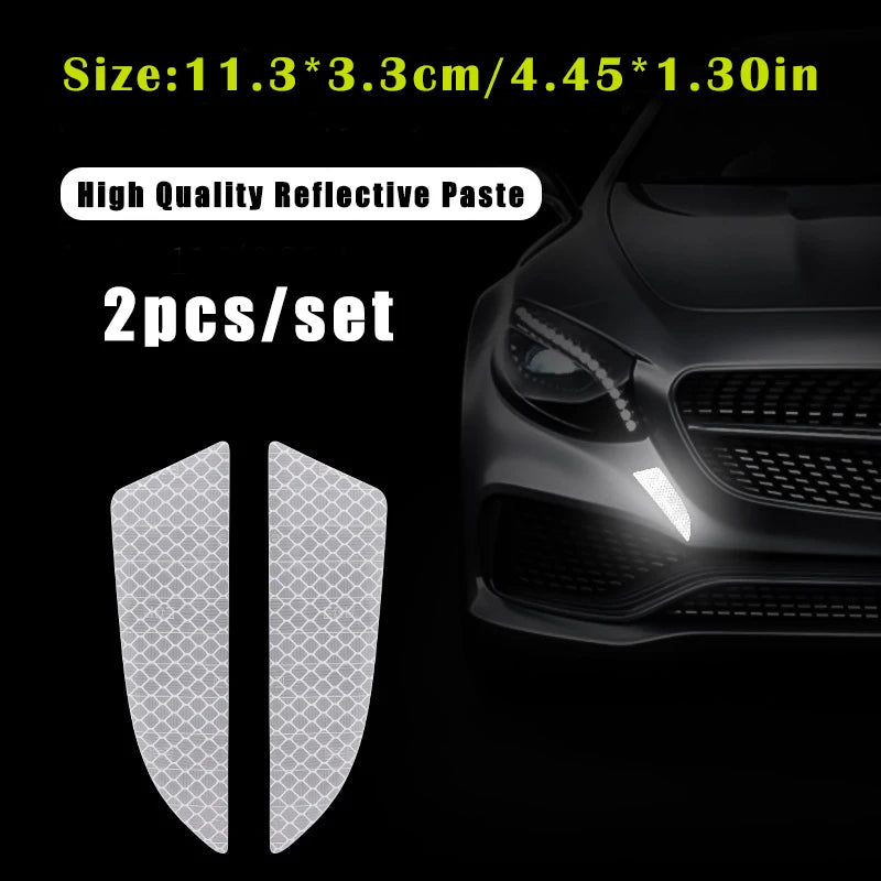 CowLost | product_id-2pcs-reflective-safety-strip-stickers-for-car-front-bumper |8