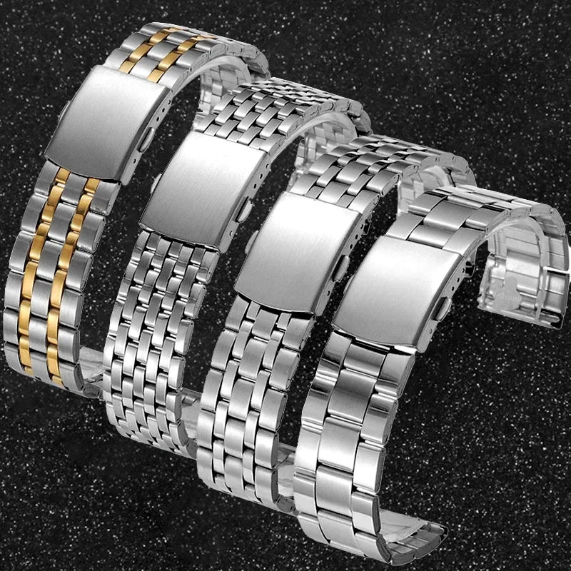 CowLost | product_id-stainless-steel-watch-strap-18mm-20mm-22mm-universal-replacement-for-seiko-smartwatch |1