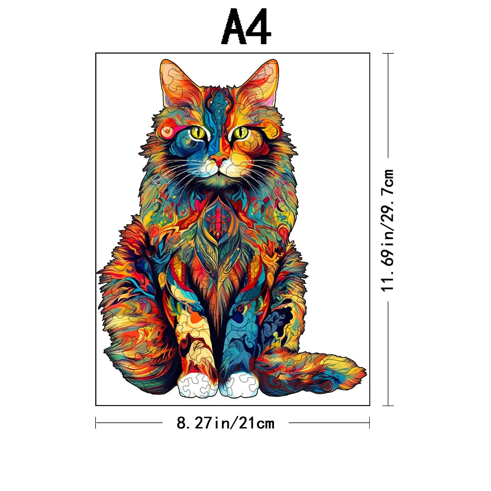 CowLost | product_id-color-changing-cat-wooden-animal-puzzle-high-difficulty-toy |10