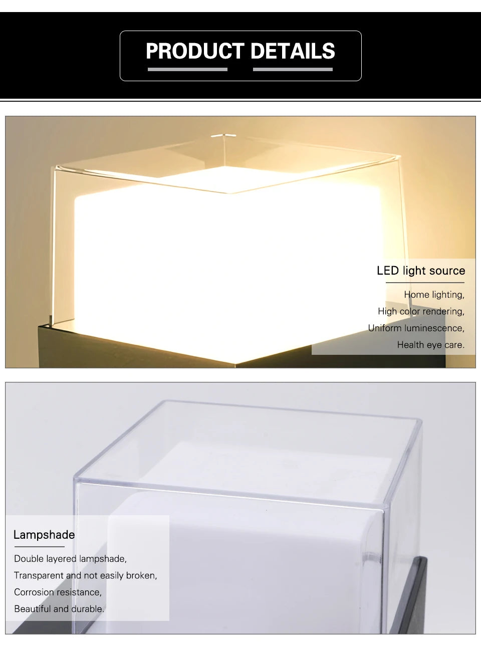 CowLost | product_id-led-waterproof-ip65-wall-lamp-for-outdoor-indoor-porch-balcony-garden-lighting |16