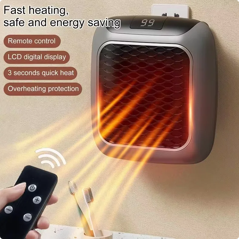 CowLost | electric-heater-home-appliance-heating-furnace-portable-heater-plug-in-room-heater-mini-radiator-remote-heating-500w-1 |1
