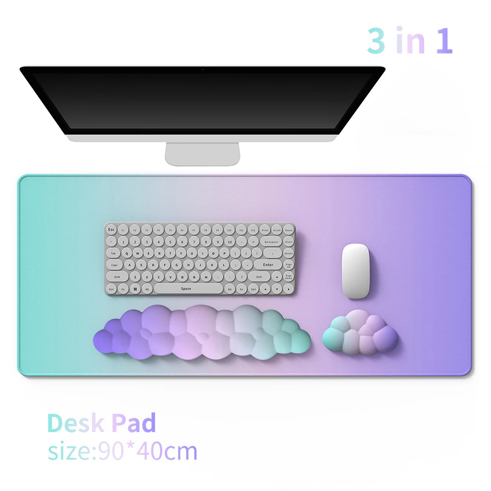 CowLost | cloud-gradient-gaming-keyboard-pad-wrist |11