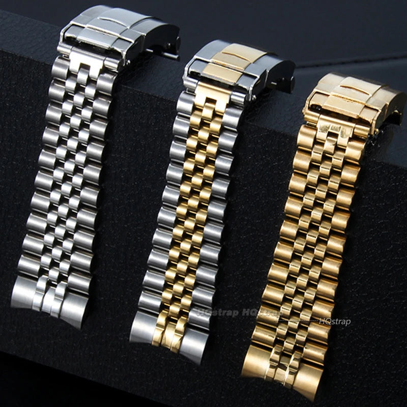 CowLost | bracelets-product_id-20mm-curved-end-solid-stainless-steel-jubilee-bracelet-for-rolex-watch |10