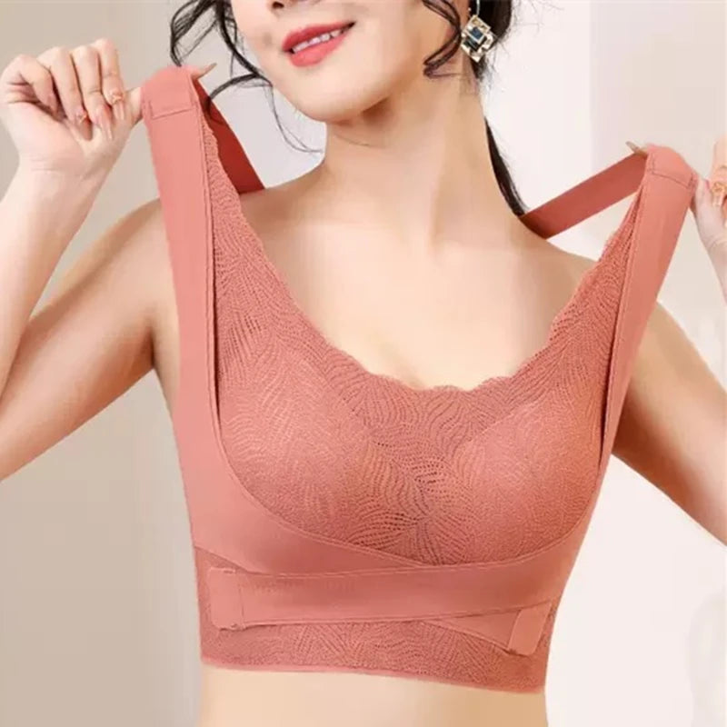 CowLost | product_id-wireless-lace-sports-bra-for-small-breasts-shock-proof-traceless-with-beautiful-back |3