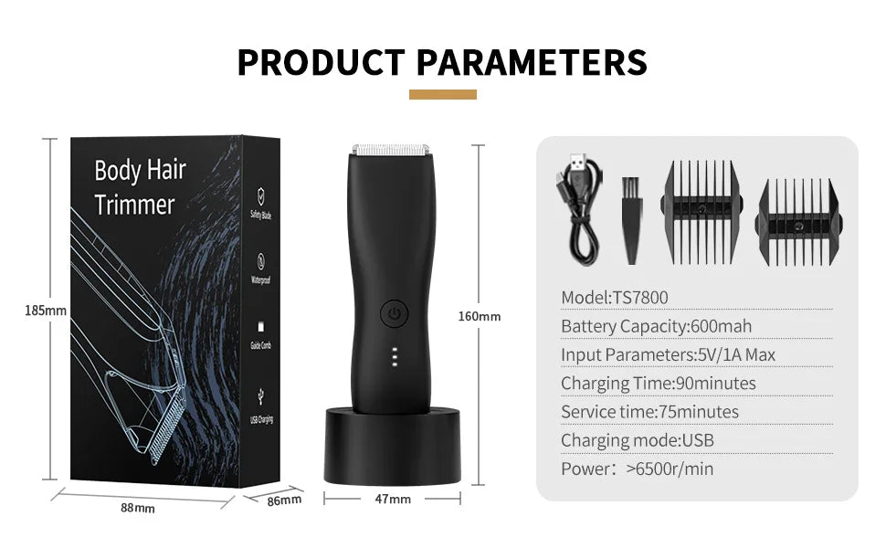 CowLost | product_id-ipx6-rechargeable-mens-groin-body-trimmer-with-skinsafe-foil-blades-and-precision-ball-shaver |12