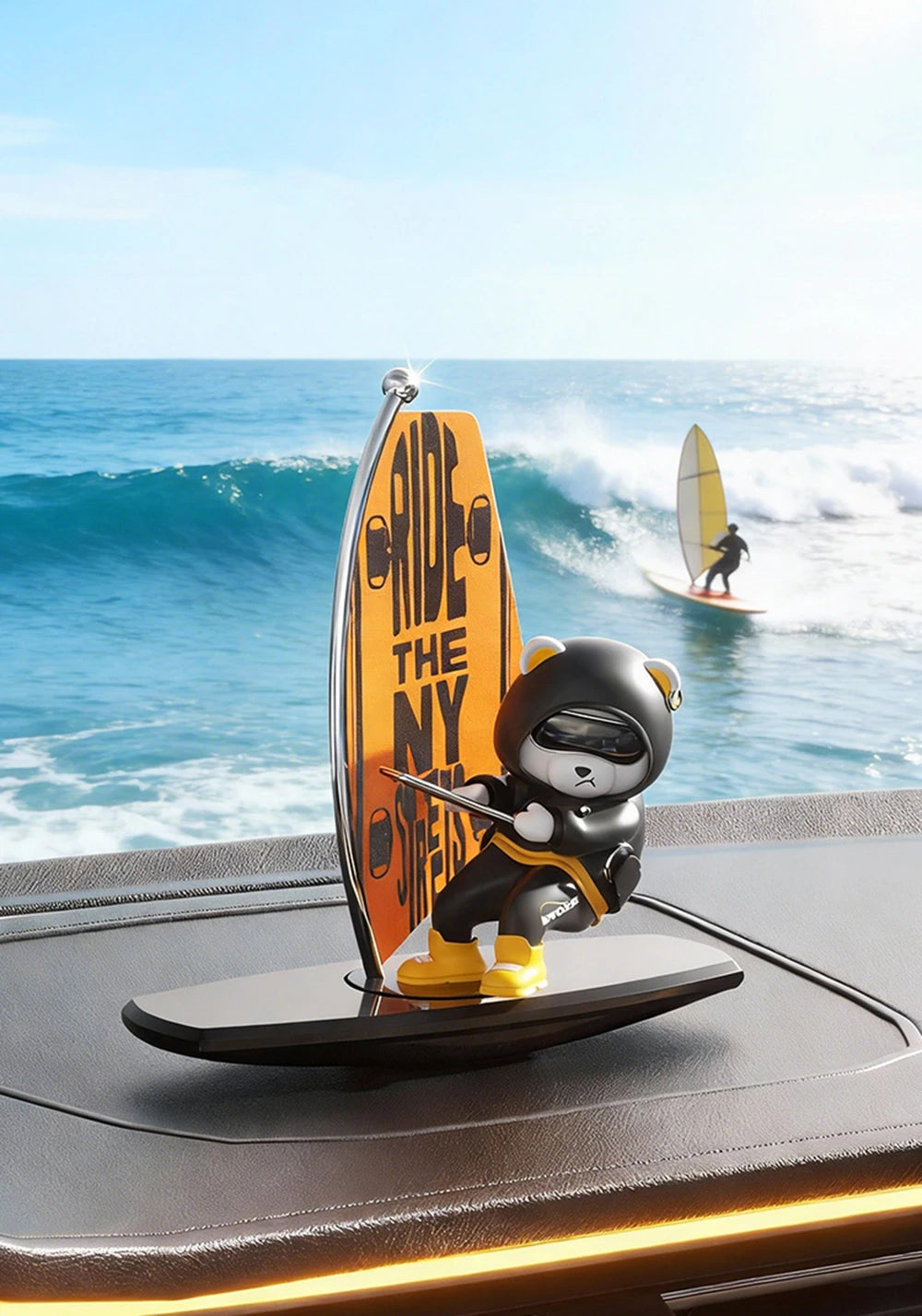 CowLost | surfing-product_id-rocking-surfing-bear-car-ornament-for-center-console |6