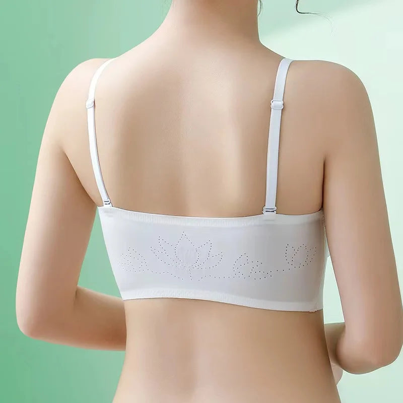 CowLost | product_id-front-buckle-strapless-wire-free-non-slip-push-up-bra-for-women |3