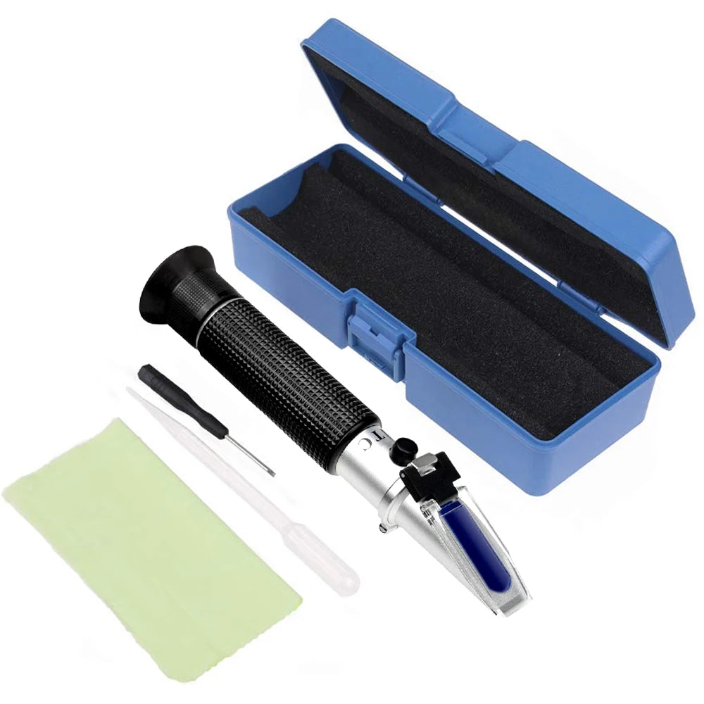 Handheld 0-80% Alcohol Refractometer for Spirits Brewing and Alcohol Concentration Measurement