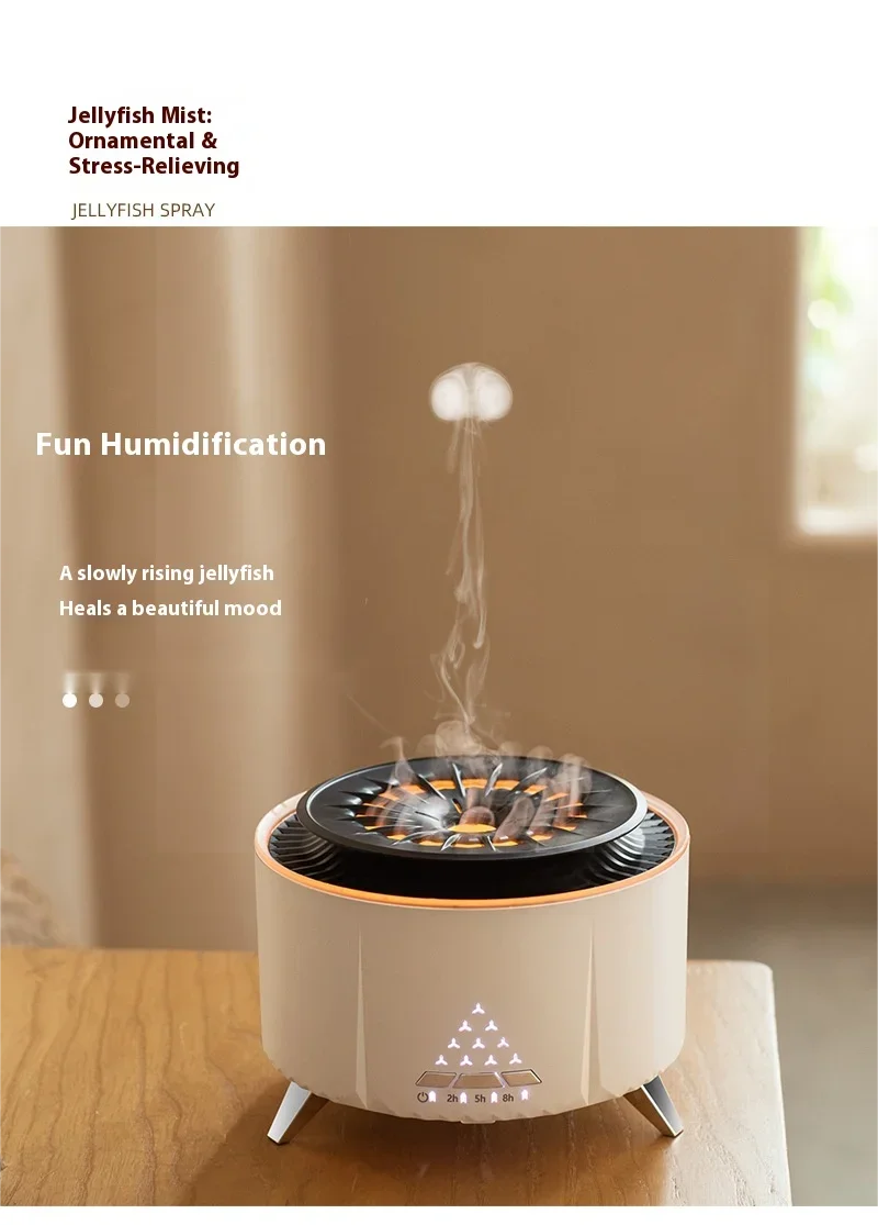 CowLost | product_id-white-noise-volcanic-lava-aromatherapy-humidifier-with-jellyfish-smoke-ring-for-relaxation |8