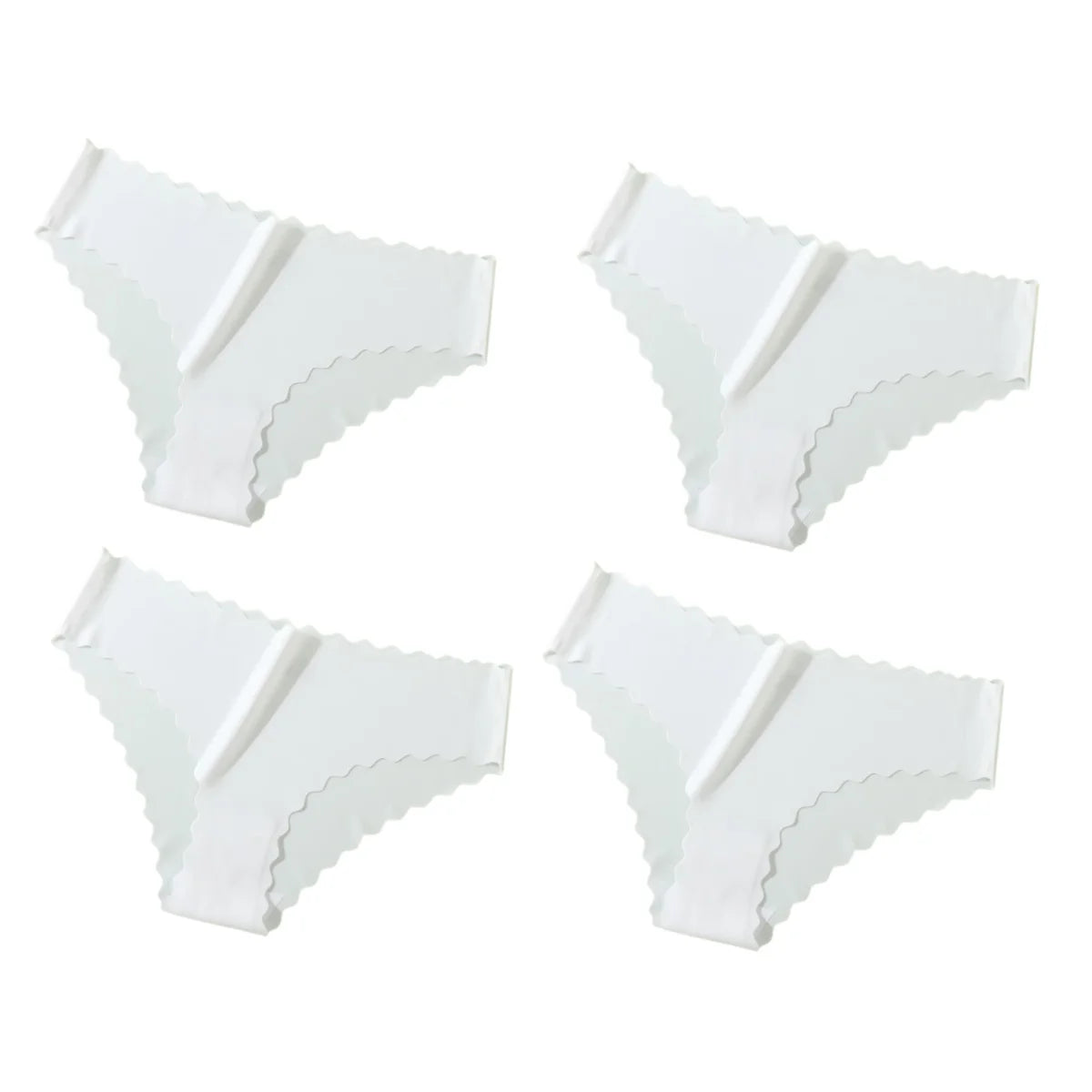 CowLost | product_id-4pcs-womens-mid-rise-seamless-ice-silk-briefs-xs-xl-no-show-solid-panties |15