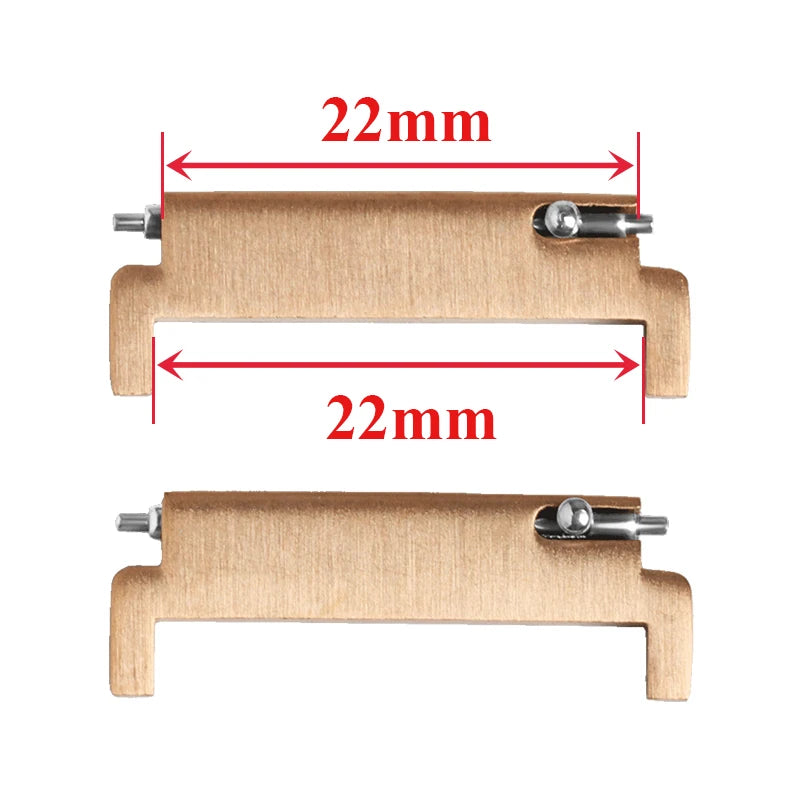 CowLost | product_id-2pcs-stainless-steel-quick-release-watchband-strap-adapters-18mm-22mm |23