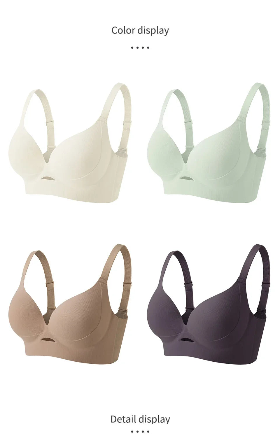 CowLost | product_id-fallsweet-plus-size-wireless-seamless-push-up-bra-with-thin-hollow-out-cups |10