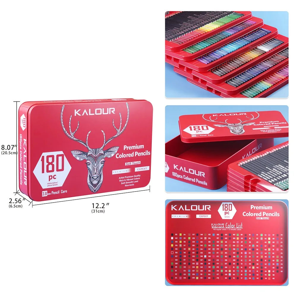 CowLost | product_id-kalour-180-colored-pencils-non-toxic-soft-smooth-lead-professional-drawing-sketch-set |6