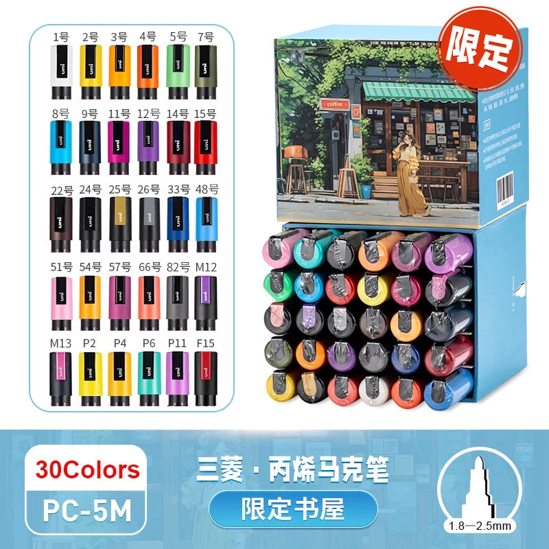 CowLost | product_id-uni-posca-limited-graffiti-marker-pen-set-8-assorted-colors-water-based-acrylic-0-7-2-5mm |29