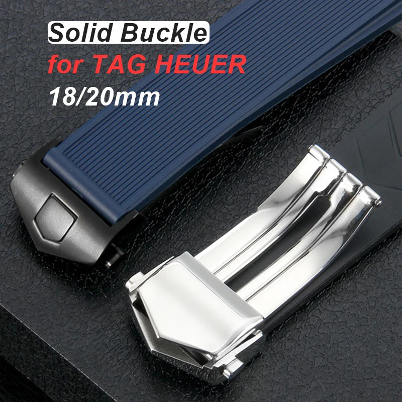 CowLost | product_id-18mm-20mm-stainless-steel-folding-buckles-for-tag-heuer-silicone-leather-watch-straps |1