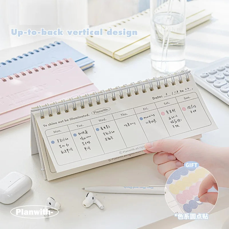 CowLost | product_id-planwith-weekly-flip-up-small-notebook-portable-horizontal-coil-notepad |4
