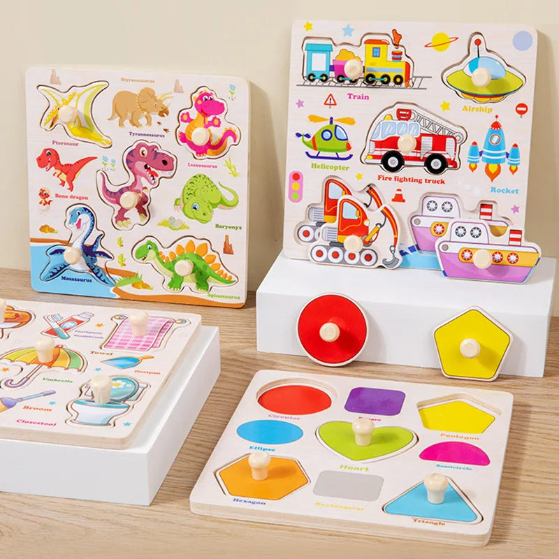 CowLost | fencing-barriers-montessori-baby-wooden-puzzles-1-3-years-educational-toys |4