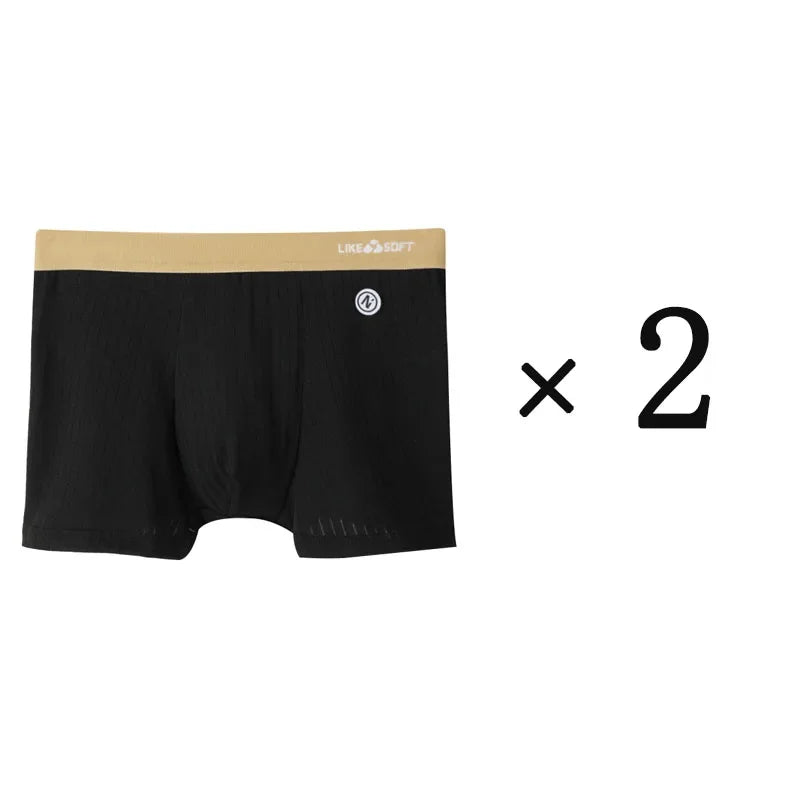 CowLost | 2-pcs-lot-mens-striped-panties-boxer |19
