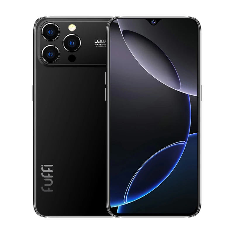 CowLost | fuffi-i17-pro-max-smartphone-android-12-4gb-ram-128gb-rom-6-3-inch-phone-2280x1080hd-24-48mp-4g-network-mobile-phone |18