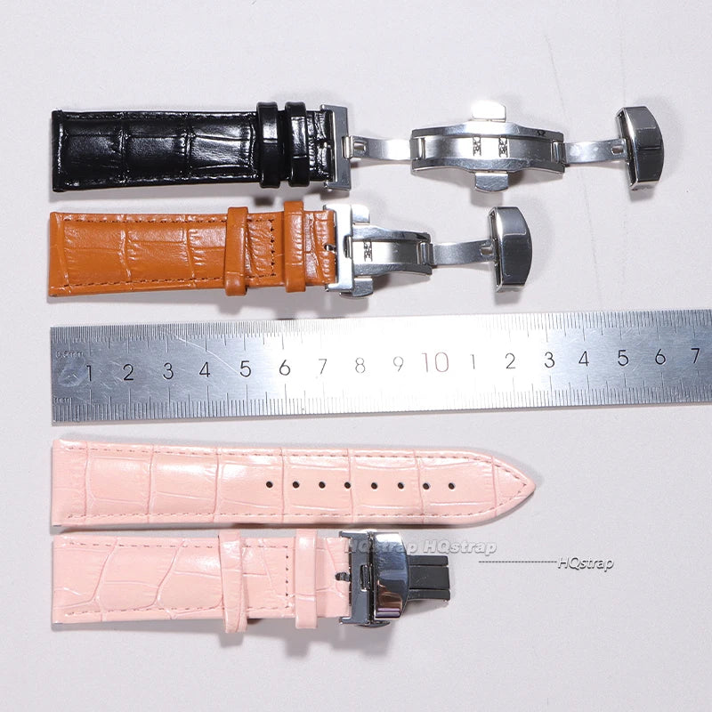 CowLost | product_id-genuine-calfskin-leather-watchband-14-24mm-folding-buckle-unisex-strap-for-business-watches |8