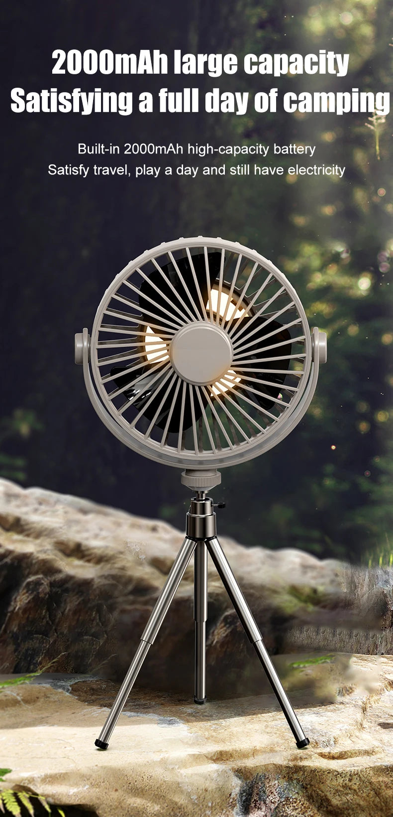 CowLost | product_id-usb-rechargeable-tripod-desk-fan-with-air-cooling-blower-and-night-light-for-camping-and-ceiling-use |18