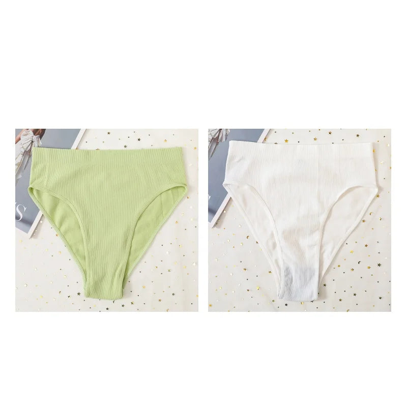 CowLost | product_id-2-pack-seamless-high-waist-womens-briefs-high-leg-solid-panties-s-l |44