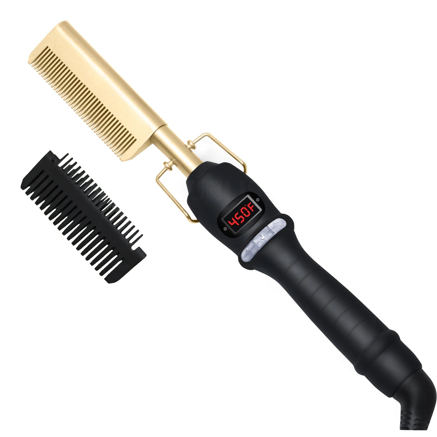 CowLost | tools-hair-iron-straightener-lcd-hot-comb-for-wet-dry-use |14