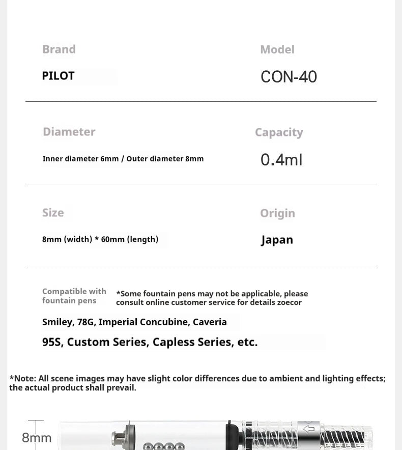 CowLost | product_id-pilot-con-40-rotary-con-70-press-type-high-capacity-leak-proof-ink-converters-for-smile-78g-88g-princess-fountain-pens |9