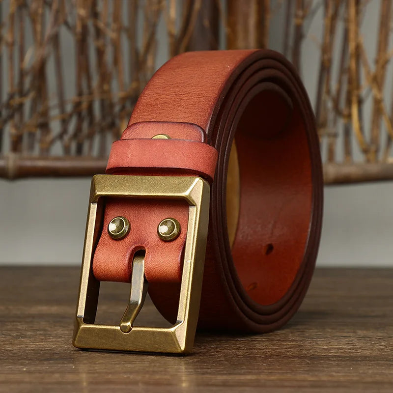 CowLost | 3-8cm-width-5mm-thick-retro-cowboy-belt |18