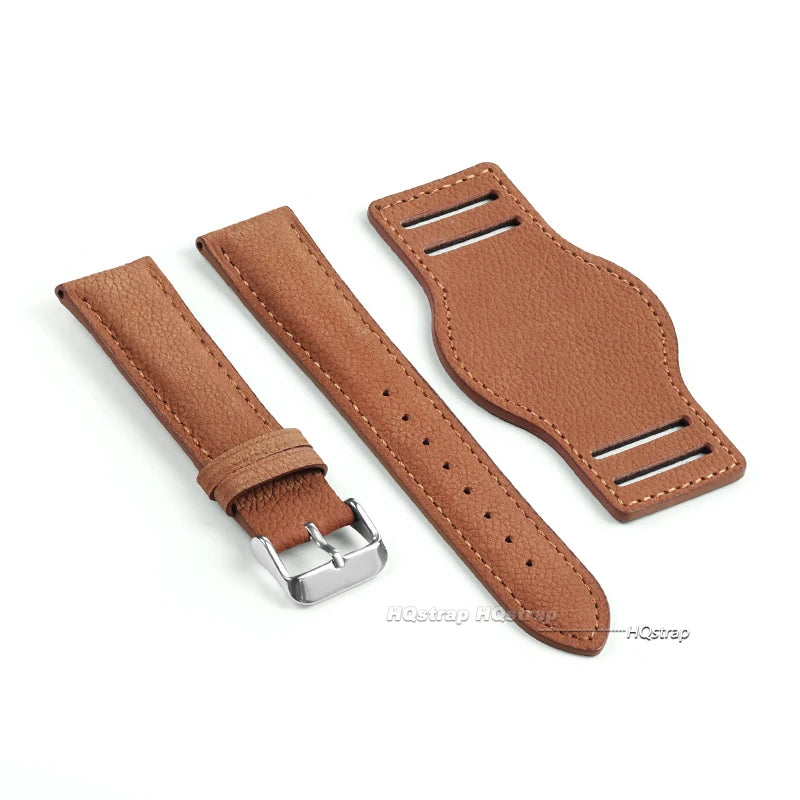 CowLost | product_id-genuine-leather-watch-strap-18mm-20mm-22mm-cowhide-vintage-replacement-band-for-seiko-rolex |15