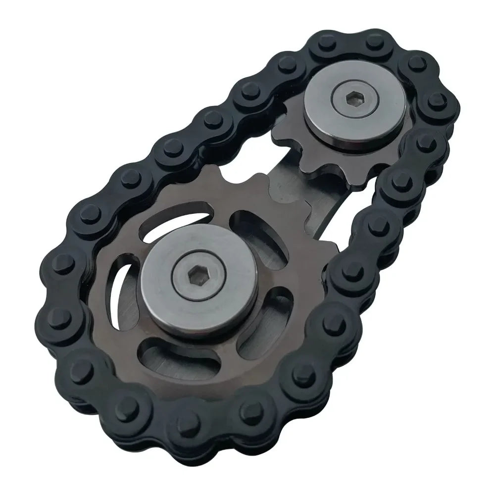 CowLost | sprockets-flywheel-fingertip-gyro-fidget-spinner-antistress-anxiety-metal-bike-chains-edc-spinner-fidget-toys-for-adult-kids-1 |2