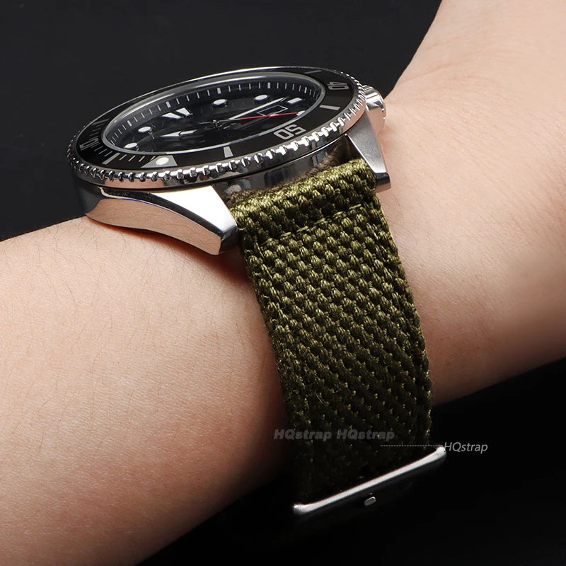 CowLost | product_id-universal-nylon-quick-release-sport-watch-strap-20mm-22mm-black |6