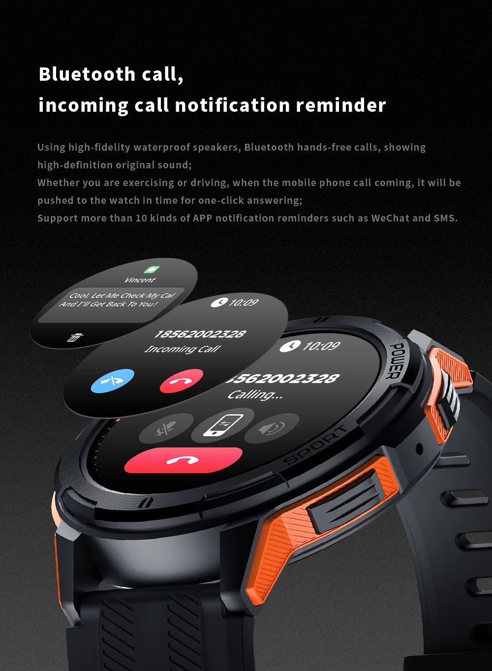 CowLost | oukitel-smartwatch-bt10-watch-1-43-amoled-display-410mah |18