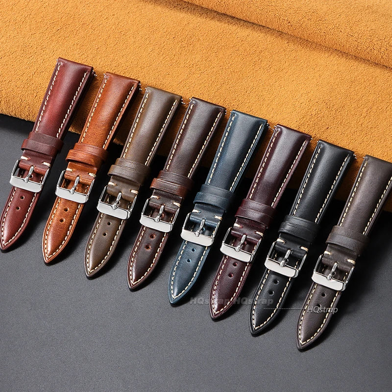 CowLost | watch-bands-product_id-vintage-oil-wax-leather-quick-release-watch-strap-18-22mm-universal-cowhide-band |9